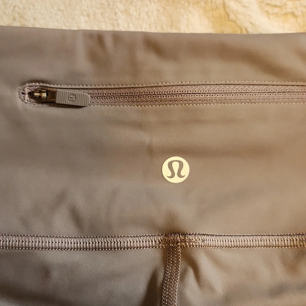 lululemon athletica Speed Wunder Gray & White Colorblock Leggings Women's Size 6
